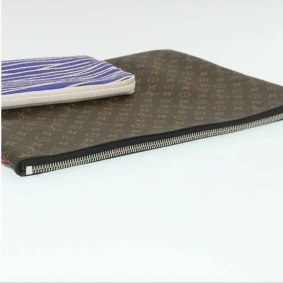 🕹️ Louis Vuitton 🕹️ Monogram A4 Multipocket Pochette Clutch/Laptop Bag NWT - Picture 6 of 16